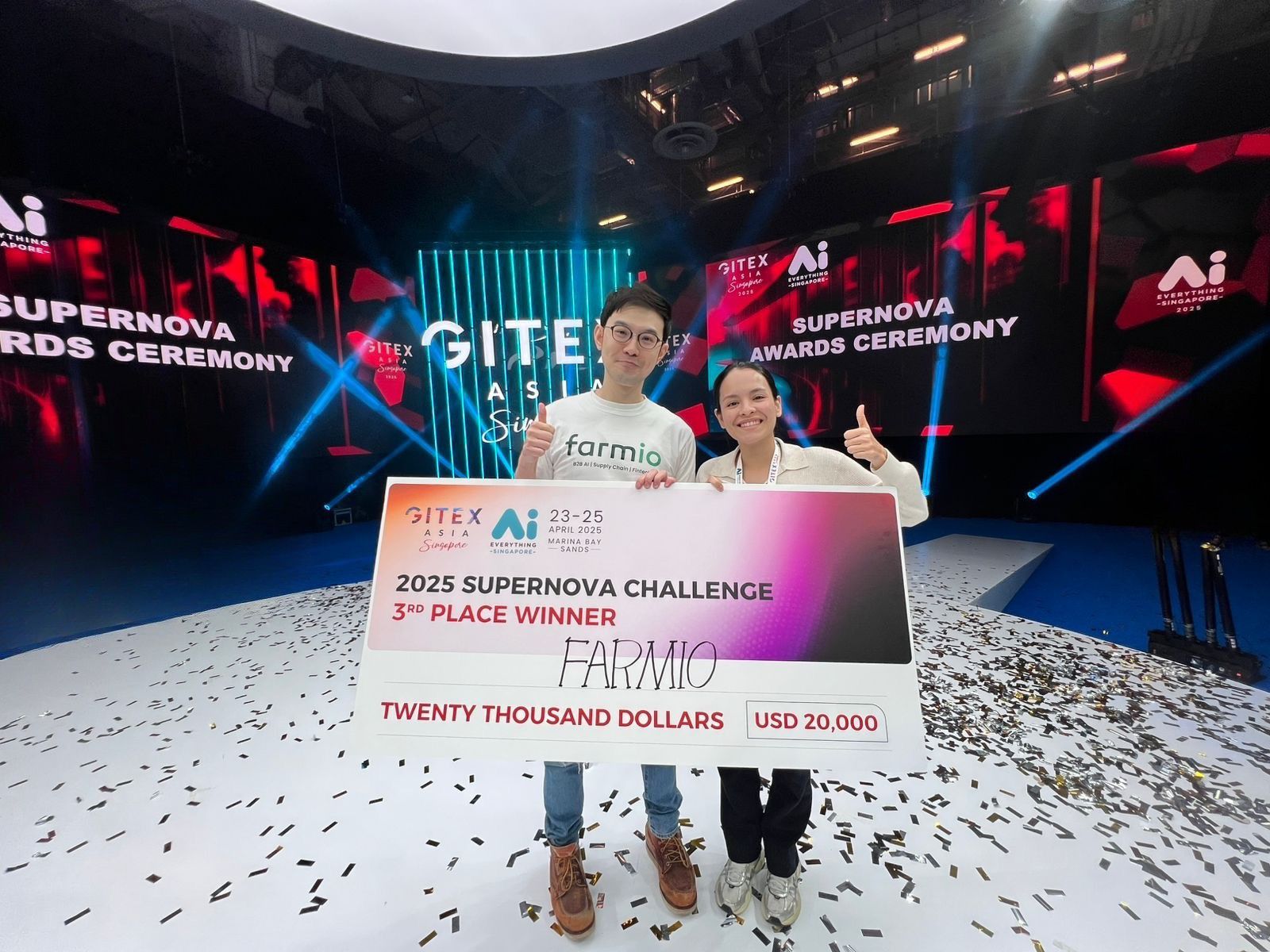 數碼港培育初創 Farmio 奪得「Supernova Challenge」創業比賽季軍